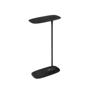 Wrought Iron Metal <b>Side</b> <b>Table</b> <b>Black</b> Powder Coated Finish Modern Angel Design Eco-Friendly Multifunction Furniture - Product Image 3