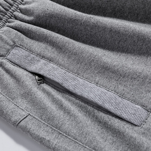 Shorts de course et de sport pour hommes, à séchage rapide, taille mi-haute, avec cordon de serrage, poches et logo avant, pour la musculation et l'entraînement des muscles - Product Image 5