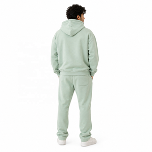Proveedor Mayorista de Conjuntos Deportivos Personalizados ODM OEM, Sudaderas con Capucha Estilo Urbano, Pantalones Deportivos Holgados, Transpirables, 100% Algodón - Product Image 3
