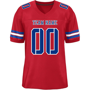Fabricante Profesional de Camisetas de Fútbol Americano, Mezcla de Spandex, Impresión Digital, Secado Rápido, Uniforme de Equipo para Adultos, Suministro al por Mayor - Product Image 1