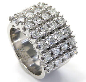 10K White Gold VVS DEF Unisex CVD Diamond <b>Ring</b> Round Cut Lab Grown Diamond Engagement Hip Hop Icy <b>Ring</b> Band Gifts <b>for</b> <b>Men</b> - Product Image 1