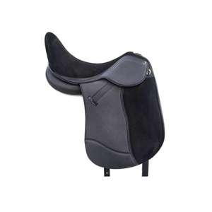 Selle d'Équitation Anglaise en Cuir Noir Premium avec Siège Profond et Poignée Confortable pour l'Équitation et l'Entraînement Professionnels - Product Image 1