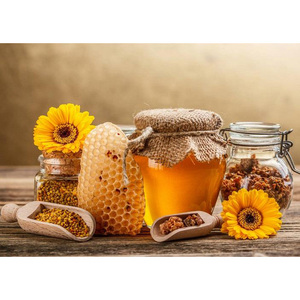 Miel de abeja natural cruda, líquida, pura y dorada para hoteles, restaurantes, servicios de catering y envíos a granel al por menor. - Product Image 5