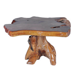 Table basse sculpturale artisanale en racine de teck, biologique, exclusive, moderne, durable, en bois massif naturel, pour salon - Product Image 3