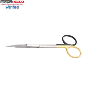 Tijeras Goldman Fox de 13 cm Rectas con Puntas de Carburo de Tungsteno, Tijeras Quirúrgicas y Dentales de Acero Inoxidable Afiladas - Product Image 6