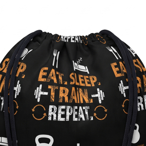 Sacs de sport unisexes en tissu non tissé solide avec cordon de serrage, de haute qualité, sublimation, double boucle, sac de sport à cordon de serrage - Product Image 4