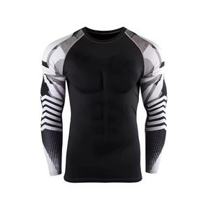 Camiseta de Protección Solar para Hombre y Mujer, de Poliéster/Nailon, Impresión Digital OEM, Manga Larga, Transpirable, Secado Rápido, Antibacteriana, para Surf y Natación - Product Image 2