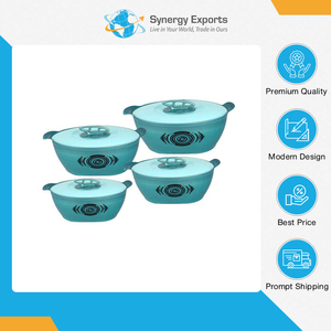 Highly Durable & Lightweight <b>Microwavable</b> Casserole Cookware <b>Set</b> (4 Pcs) with Covers for Home & Commercial Kitchens from India - Product Image 2