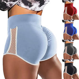 Shorts Deportivos de Cintura Alta para Mujer, Transpirables, con Lazo y Remaches, para Correr, Gimnasio y Entrenamiento - Product Image 4
