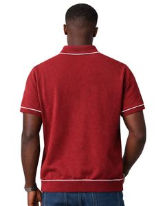 Polo Kappa Alpha Psi Diamond K Tonal Kream Premium Nupe, tenue décontractée grecque - Product Image 2