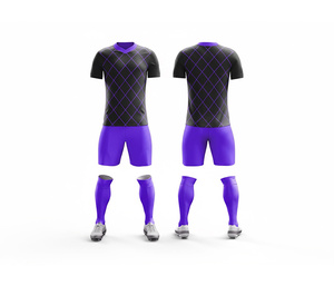 Uniforme de Fútbol para Entrenamiento con Diseño de Sublimación Completa |   Tallas para Hombres, Mujeres y Jóvenes |   Ropa Deportiva Ligera de Secado Rápido para Entrenamiento - Product Image 3