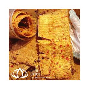 Produit phare : Calamar séché enroulé de ferme durable, riche en protéines, prêt à consommer, collation de fruits de mer éco-responsable, boîte carton 10kg, OEM - Product Image 1