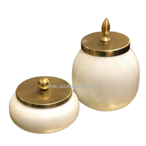 Copper Metal Round Shape Hammered Texture Sets Of 3 <b>Canister</b> Jar Home Kitchen Household Storage Jars <b>Tea</b> and Coffee Container - Product Image 3