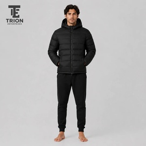Shiny Custom Outdoor Winter Puffer Jacket <b>Men</b> Casual Down <b>Men's</b> Puffer Jacket Plus Size <b>Men's</b> Hooded Down Puffer Jacket - Product Image 1