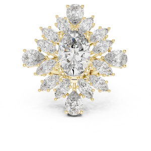 Cartiered oro 10K anelli personalizzati in oro e argento con diamante naturale o zircone cubico fornitore di <span class=keywords><strong>gioielli</strong></span> Private Label - Product Image 4