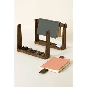 Organisateur de bureau en bois fait main RR ENTERPRISES, support pour livres et documents, modèle RR202513337 - Product Image 1