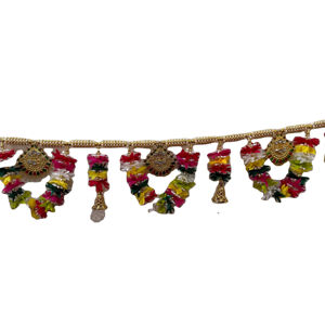 Calcomanía Decorativa de Pared Bandarwal India Hecha a Mano, Decoración Espiritual Tradicional de Rajastán para el Hogar, Lavable, Diseño Floral Festivo para Diwali y Cumpleaños - Product Image 1