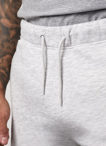 Shorts sportifs pour hommes, respirants, à séchage rapide, écologiques, en polyester/coton, taille mi-haute, avec cordon de serrage, logo avant et poches - Product Image 5