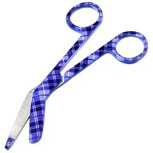 Tijeras para Vendajes de Acero Inoxidable de Color Morado, Instrumentos Quirúrgicos Profesionales de Primeros Auxilios para Enfermeras - Product Image 1