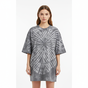 Camiseta Tie Dye Personalizada 100% Algodón Hecha a Mano con Patrón Espiral Multicolor para Hombre, Camiseta Lisa de Alta Calidad, Venta al Por Mayor - Product Image 6