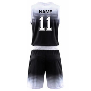 Tenues de basketball personnalisées par sublimation, séchage rapide, ensembles de maillots de basketball pour hommes, vêtements d'entraînement respirants, jeunes, collège - Product Image 6