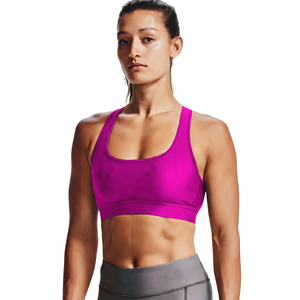 Soutien-gorge de sport noir pour femme, maintien moyen, fixe, respirant, idéal pour le yoga et l'entraînement - Product Image 2