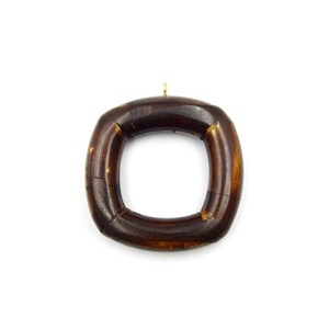 Hand <b>Crafted</b> Polished Natural Ox Bone Animal Style Eco-Friendly Pendant Natural Focal Bead with Gold Bail - Product Image 3