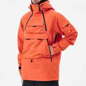 Veste de ski matelassée imperméable pour homme, personnalisée, avec capuche, 10 000 mm, isolée, pour l'hiver, la randonnée en plein air, la neige, fabricant OEM ODM - Product Image 4