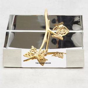 Servilletero de Diseño Nuevo para Hotel y Restaurante, Decoración de Mesa de Lujo, Servilletero Cuadrado con Peso de Aluminio - Product Image 6