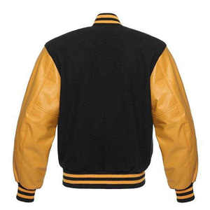 Veste de style universitaire en laine 100% de haute qualité, respirante, décontractée, à manches longues, avec broderie personnalisée - Product Image 6
