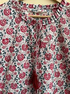 Vestido de Algodón con Estampado Floral Boho, Vestido Corto de Verano para Mujer, Estilo Casual, 100% Algodón - Product Image 3