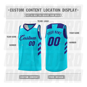 เสื้อบาสเก็ตบอลแบบใหม่ ออกแบบเองได้ ราคาถูก รับผลิตเสื้อบาสเก็ตบอลแบบซับลิเมชั่น ขายส่งจำนวนมาก รับผลิตตามแบบ OEM พร้อมหมายเลขและชื่อทีม - Product Image 4