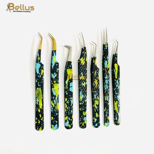 แหนบต่อขนตาปลายไฟเบอร์ 90 องศา พร้อมจี้ตกแต่ง รับทำโลโก้ ขายส่ง - Product Image 5