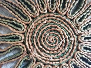 Sous-verre rectangulaire en rotin à motif floral pour adultes – Protection de table pour tasses à thé et café, idéal pour la salle à manger, la cuisine et le bureau - Product Image 2