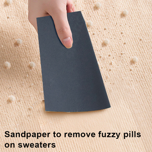 Hoja de papel de <span class=keywords><strong>lija</strong></span> de carburo de silicio negro Papel de <span class=keywords><strong>lija</strong></span> húmedo seco para jeans DIY - Product Image 6