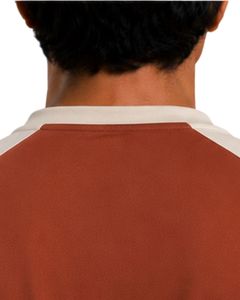 <b>Rust</b> Brown Men Performance T Shirt Short Sleeve Athletic Sports Jersey Quick Dry Breathable Gym Training Custom Team Wear <b>Top</b> - Product Image 5