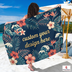 Pareo Hawaiano Personalizado con Estampado Polinesio, Ligero, para Playa, Ropa Tropical para Resort, Servicio de Exportación OEM ODM - Product Image 6