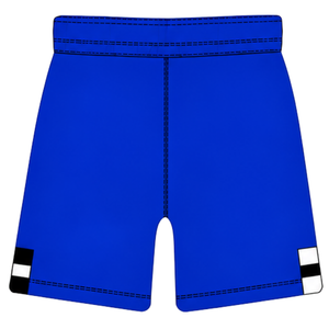Conjunto de Camiseta y Pantalones Cortos de Rugby Azul Rey y Negro, Manga Corta, Cuello Redondo, Uniforme de Equipo a Rayas, Personalizable, Transpirable, para Entrenamiento y Alto Rendimiento - Product Image 6