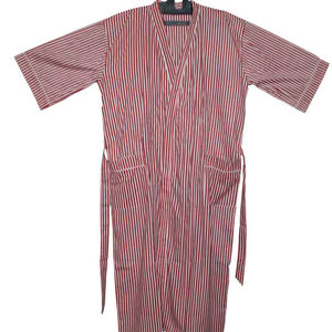 Bata Kimono de Algodón Suave con Estampado de Dibujos Animados para Mujer, Camisón de Verano Hecho a Mano ODM con Cuello en V, Cintura Elástica, Largo hasta la Rodilla - Product Image 1