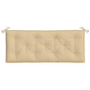 Coussin de banc de jardin 100% polyester mélangé beige, coussins et oreillers d'extérieur - Product Image 6