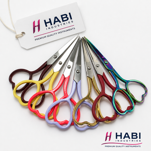 กรรไกรถักสเตนเลสแบบมืออาชีพกรรไกรเย็บปักถักร้อยสีตามสั่งขายส่ง - Product Image 1