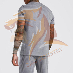 Conjunto de Dos Piezas de Verano para Hombre, Camiseta y Pantalones Cortos Cómodos, de Primera Calidad, al por Mayor - Product Image 6