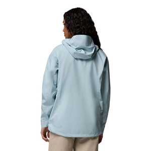 Veste de pluie imperméable pour femme, respirante, séchage rapide, coupe-vent à capuche, pour course, randonnée, voyage, personnalisable OEM, marque privée - Product Image 3