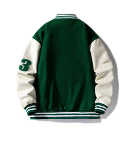 Chaqueta Varsity con Bordado Completo, Diseño de Moda de Alta Calidad, Parches, Venta al Por Mayor, Chaquetas Varsity Transpirables - Product Image 2