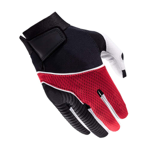 Guantes de racquetball de malla transpirable, palma de cuero antideslizante, soporte seguro para la muñeca, protección atlética para las manos, para deportes en canchas interiores - Product Image 1