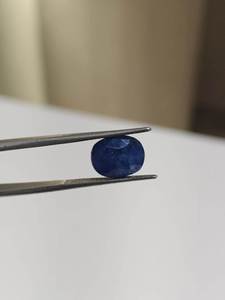 พลอยไพลินสีน้ำเงินพรีเมียม 6.65 กะรัต รูปทรงวงรี สำหรับแหวนหมั้นและเครื่องประดับชั้นดี - Product Image 2