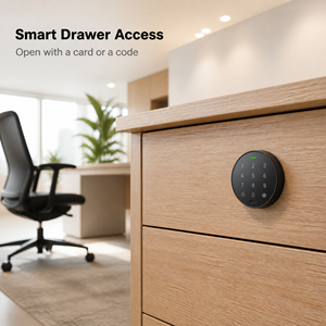 Serrure de tiroir intelligente SH-SL-DL-001 avec accès par carte RFID et mot de passe, serrure de sécurité pour armoire, OEM ODM - Product Image 2