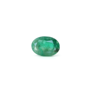 Emerald 2.8 Carat Oval Cut Loose Gemstone 12mm for Fine Jewelry - Product Image 1
