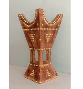 Elegante Quemador de Incienso de Madera con Diseño Dorado, Porta Incienso Árabe, Decoración de Lujo - Product Image 1
