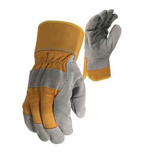 Outdoor & Industrial Rigger Gloves, Leather With Anti-Slip Coating, Durable Protective Work Hand Wear - Product Image 4